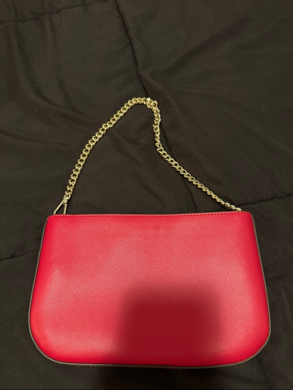 kate spade Red Leather Crossbody with Gold Chain Strap - Picture 3 of 5